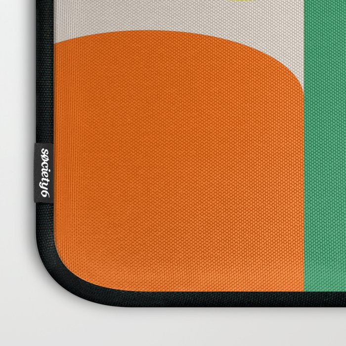 Colorful Abstract Geometric Modern Art Laptop Sleeve Gallery Image 3