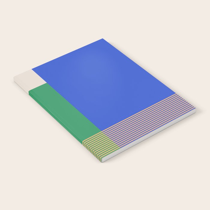 Colorful Abstract Geometric Modern Art Notebook Gallery Image 1