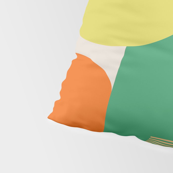Colorful Abstract Geometric Modern Art Pillow Sham Gallery Image 4