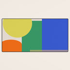 Colorful Abstract Geometric Modern Art Desk Mat Gallery Image 3