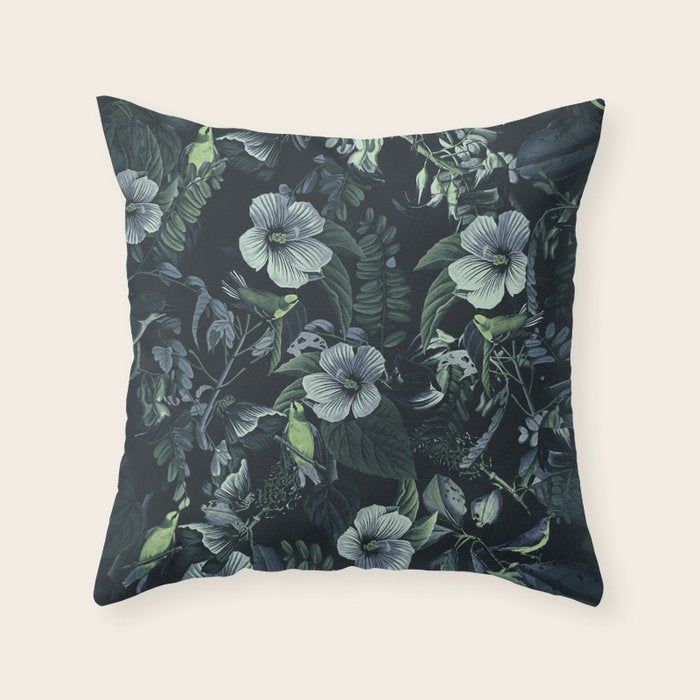 World of Birds V Throw Pillow Gallery Image 6
