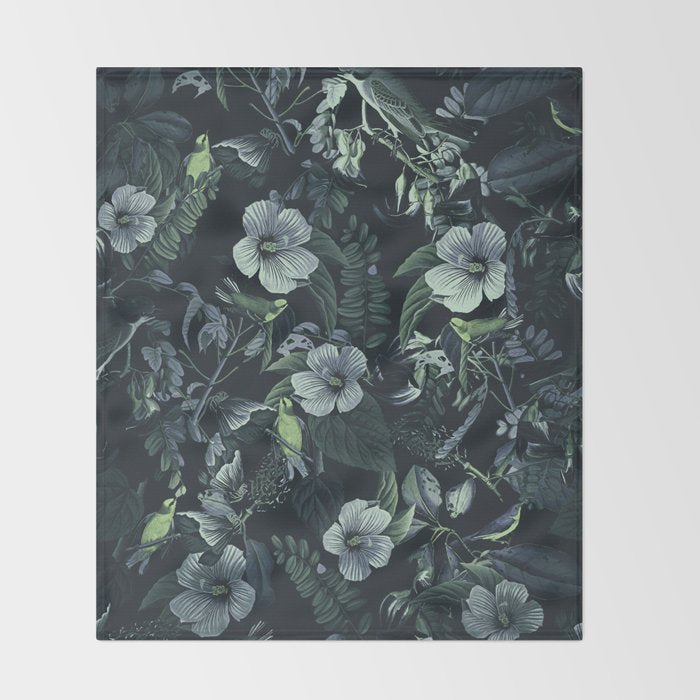 World of Birds V Throw Blanket Gallery Image 2
