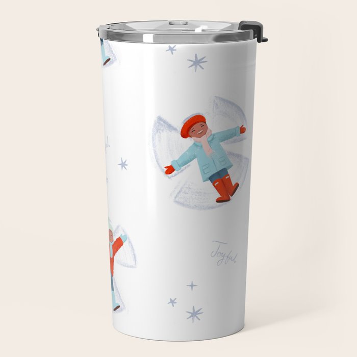 Snow Angels Travel Mug Gallery Image 2