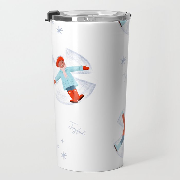 Snow Angels Travel Mug Gallery Image 3