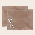 Southwestern Minimalist - Camel Brown Placemat Gallery Image 1
