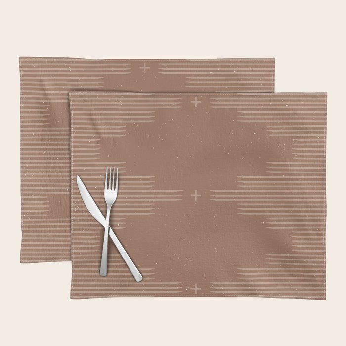 Southwestern Minimalist - Camel Brown Placemat Gallery Image 1