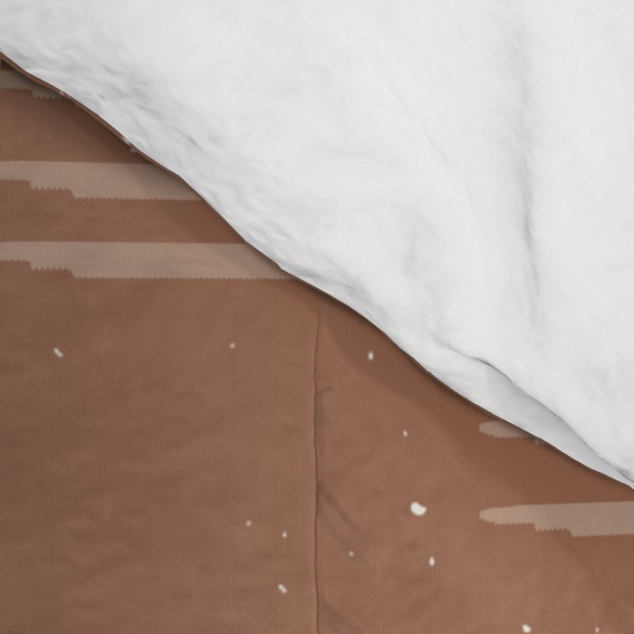 Southwestern Minimalist - Camel Brown Comforter Gallery Image 4