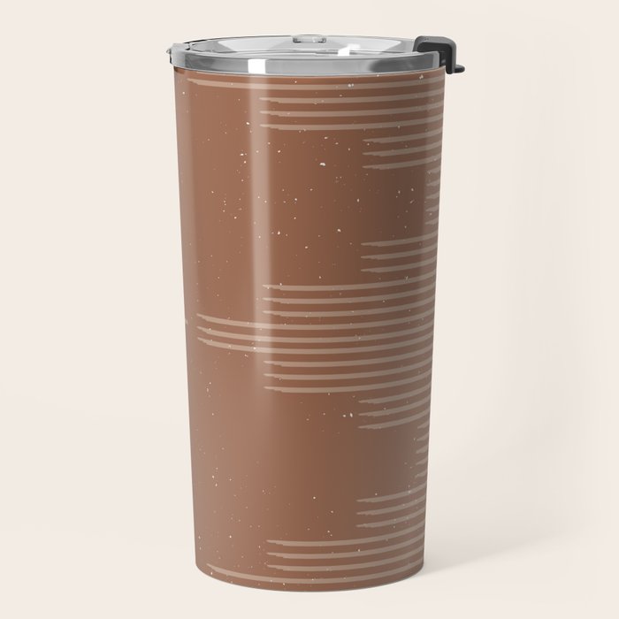 Southwestern Minimalist - Camel Brown Travel Mug Gallery Image 2