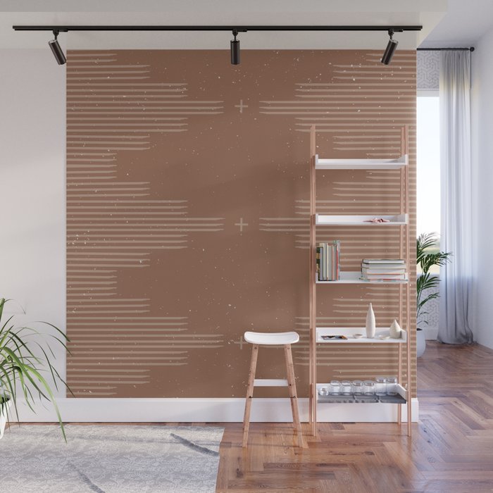 Southwestern Minimalist - Camel Brown Wall Mural Gallery Image 1