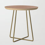 Southwestern Minimalist - Camel Brown Side Table Gallery Image 1