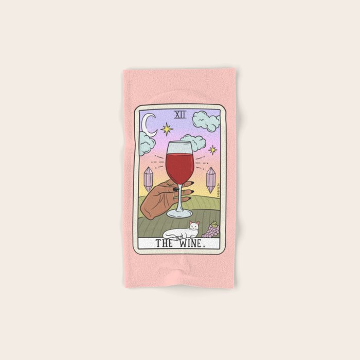 WINE READING (DARK) Bath Towel Gallery Image 1