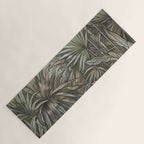 Mystic Jungle Tropical Escape Teal Green Brown Yoga Mat Gallery Image 1