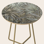 Mystic Jungle Tropical Escape Teal Green Brown Side Table Gallery Image 2