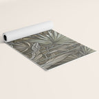 Mystic Jungle Tropical Escape Teal Green Brown Yoga Mat Gallery Image 2