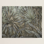 Mystic Jungle Tropical Escape Teal Green Brown Jigsaw Puzzle Gallery Image 1