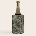 Mystic Jungle Tropical Escape Teal Green Brown Wine Chiller Gallery Image 3