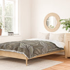 Mystic Jungle Tropical Escape Teal Green Brown Duvet Cover Gallery Image 2