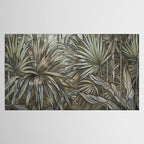 Mystic Jungle Tropical Escape Teal Green Brown Tablecloth Gallery Image 2