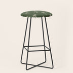 Vintage palm tree beach doodle pattern Stool Gallery Image 1