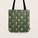 Vintage palm tree beach doodle pattern Tote Bag Gallery Image 1