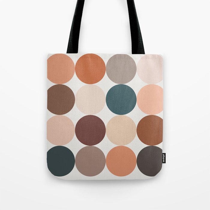 Neutral Geometric 5A Tote Bag Gallery Image 1