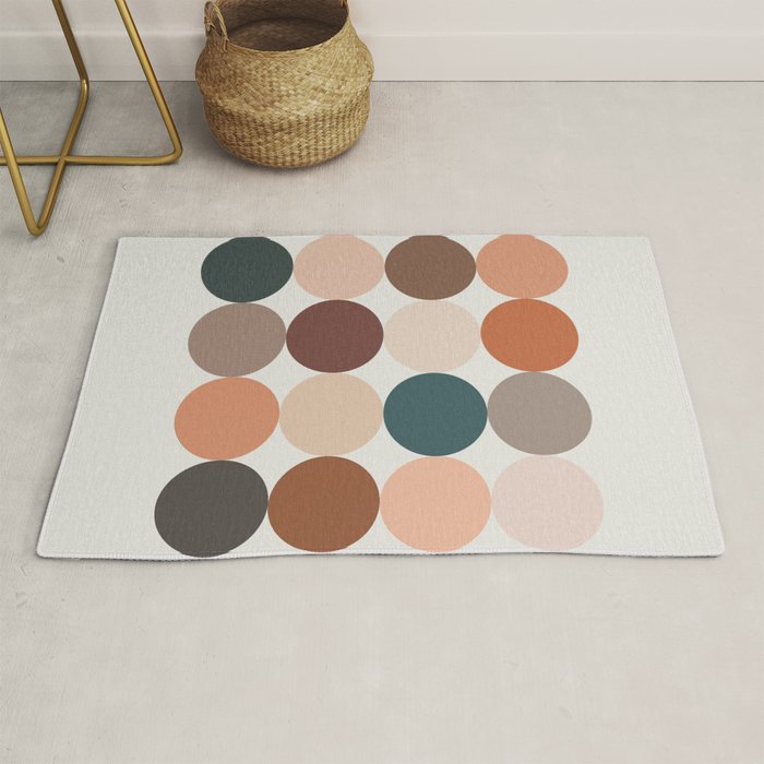 Neutral Geometric 5A Rug Gallery Image 1