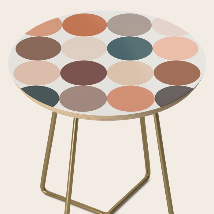 Neutral Geometric 5A Side Table Gallery Image 2