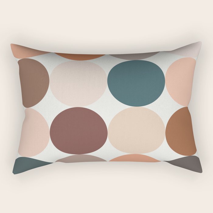 Neutral Geometric 5A Rectangular Pillow Gallery Image 2