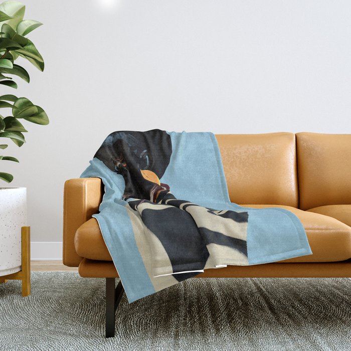 Girl Portrait 33 Throw Blanket Gallery Image 1