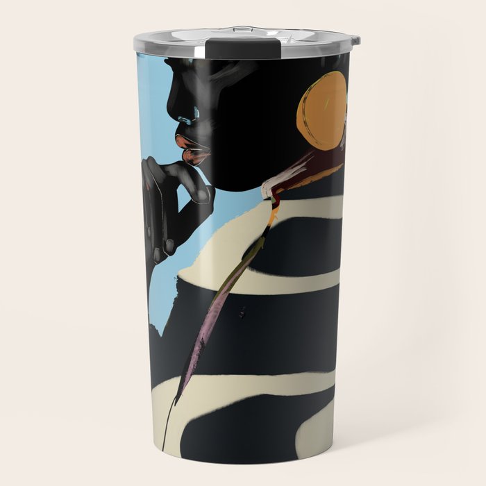 Girl Portrait 33 Travel Mug Gallery Image 1