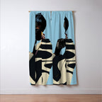 Girl Portrait 33 Window Curtain Gallery Image 3