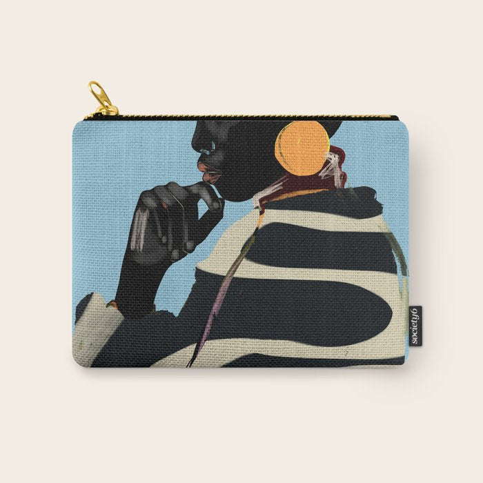 Girl Portrait 33 Carry All Pouch Gallery Image 1