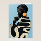 Girl Portrait 33 Stationery Card Gallery Image 2