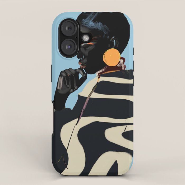 Girl Portrait 33 iPhone Case Gallery Image 1