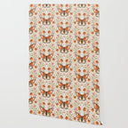 William Morris Inspired Monarch Butterfly Pattern Wallpaper Gallery Image 2
