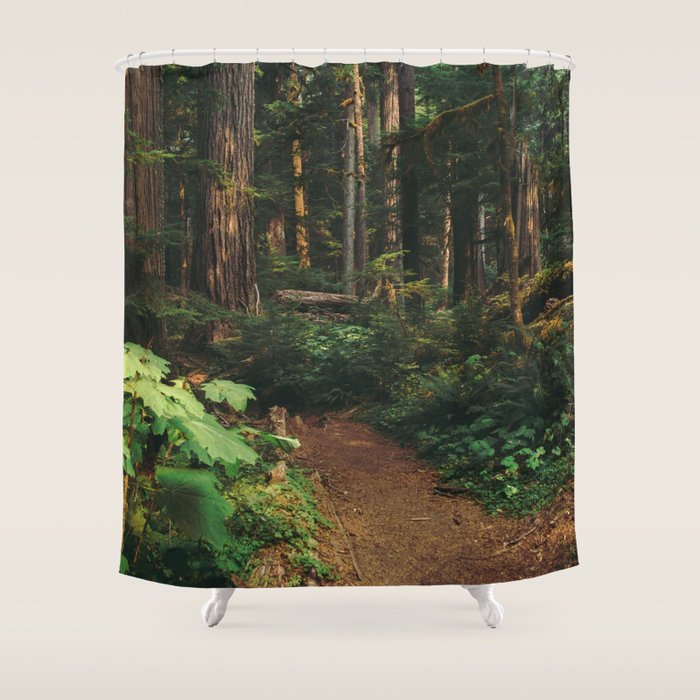Woodland Landscape Shower Curtain Gallery Image 1