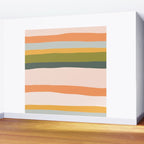 "Dreamy Stripes" Colorful & Fun Children's Stripe Pattern Wall Mural Gallery Image 2
