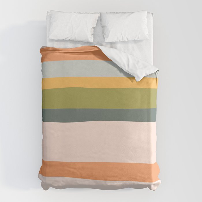 "Dreamy Stripes" Colorful & Fun Children's Stripe Pattern Duvet Cover Gallery Image 6