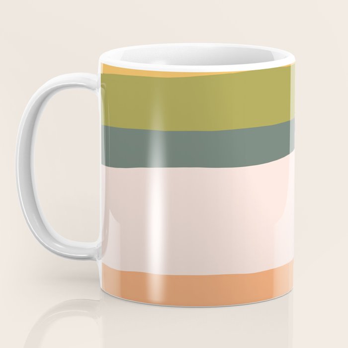 "Dreamy Stripes" Colorful & Fun Children's Stripe Pattern Coffee Mug Gallery Image 3