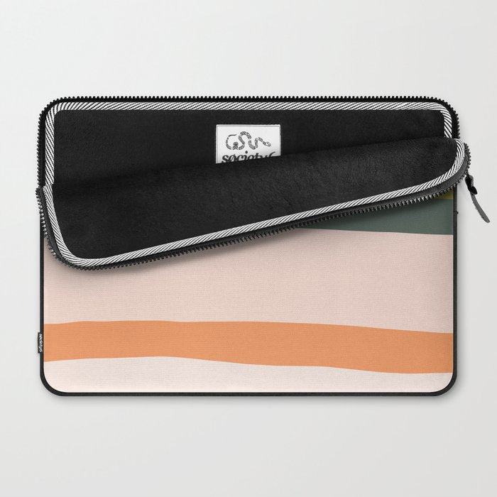 "Dreamy Stripes" Colorful & Fun Children's Stripe Pattern Laptop Sleeve Gallery Image 2