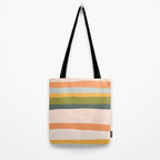 "Dreamy Stripes" Colorful & Fun Children's Stripe Pattern Tote Bag Gallery Image 2