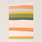 "Dreamy Stripes" Colorful & Fun Children's Stripe Pattern Stationery Card Gallery Image 2
