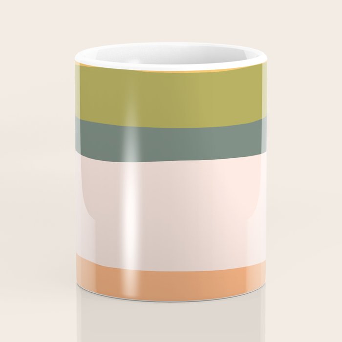 "Dreamy Stripes" Colorful & Fun Children's Stripe Pattern Coffee Mug Gallery Image 4