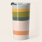 "Dreamy Stripes" Colorful & Fun Children's Stripe Pattern Travel Mug Gallery Image 3