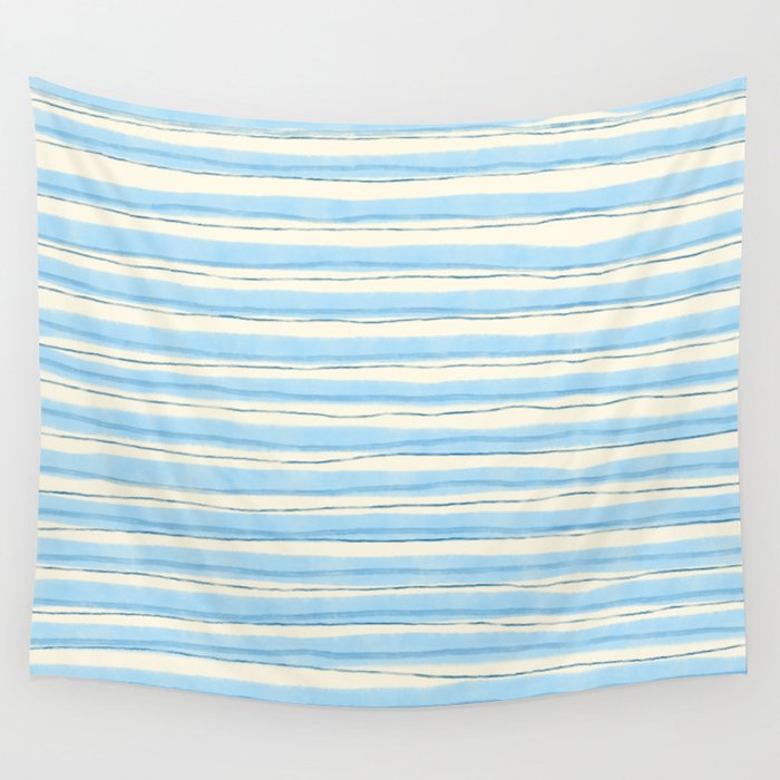 Azul Stripes Wall Tapestry Gallery Image 1
