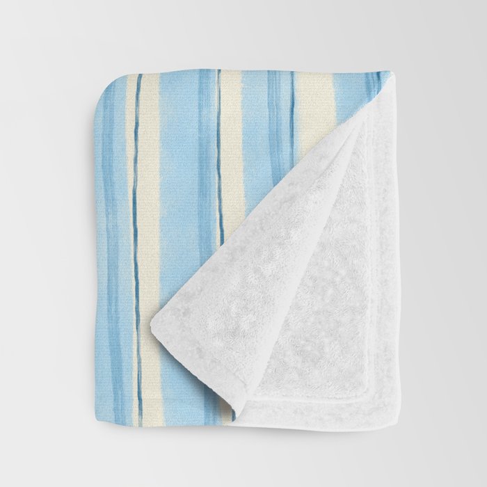 Azul Stripes Throw Blanket Gallery Image 3