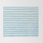 Azul Stripes Throw Blanket Gallery Image 2