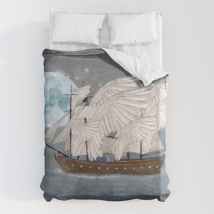 the wing ship Duvet Cover Gallery Image 6