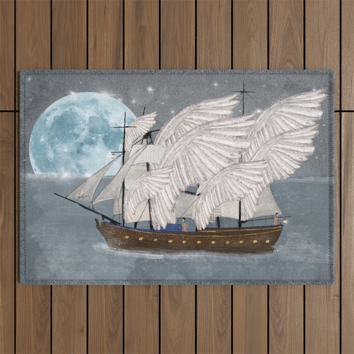 the wing ship Outdoor Rug Gallery Image 1