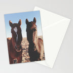 Horse Friends Stationery Card Gallery Image 2